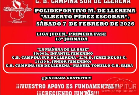 Baloncesto a tope en Llerena: “La Mañana de la Base” y jornada JUDEX-FEXB